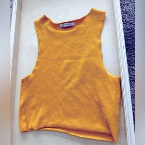 Sleeveless crop top